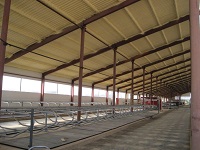 Строительство животноводческого комплекса в Елгани близко к завершению